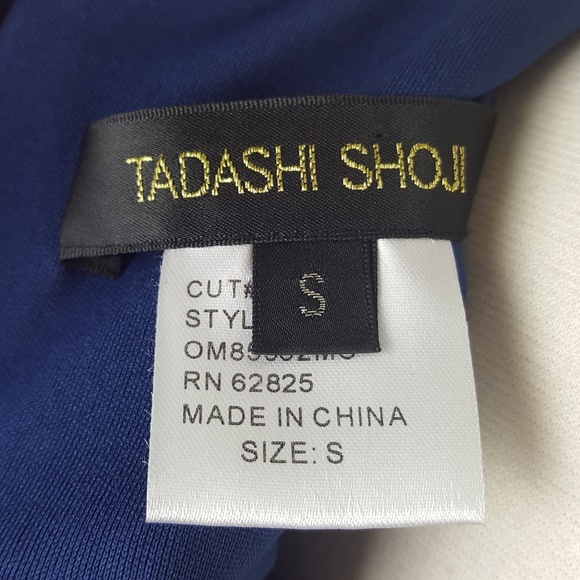 Tadashi Shoji Blue Ombre Layered  Dress Sz 2 - Picture 5 of 7